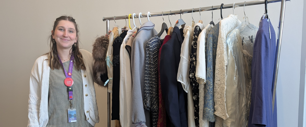 Olivia Nash with clothing collection