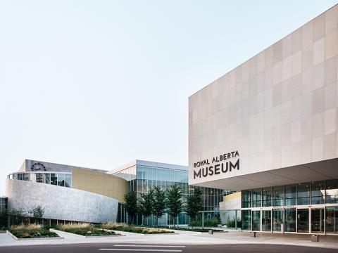 Photo of the west entrance to Royal Alberta Museum