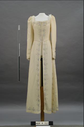 agnes wedding dress; made by margaret and rosalie