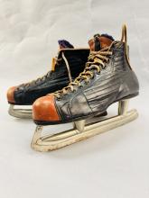 photo of an old pair of ice skates