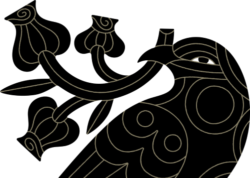 Artistic illustration of a bird