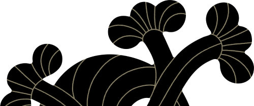 Artistic illustration of a skull